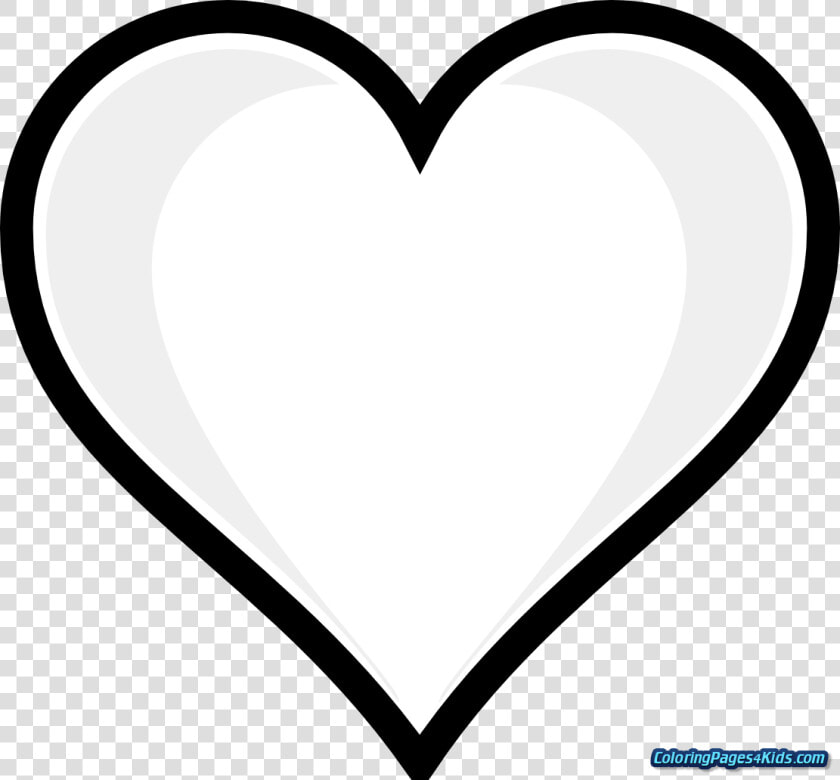 Heart On Fire Printable Coloring Pages With Hearts   Full Page Heart Printable  HD Png DownloadTransparent PNG