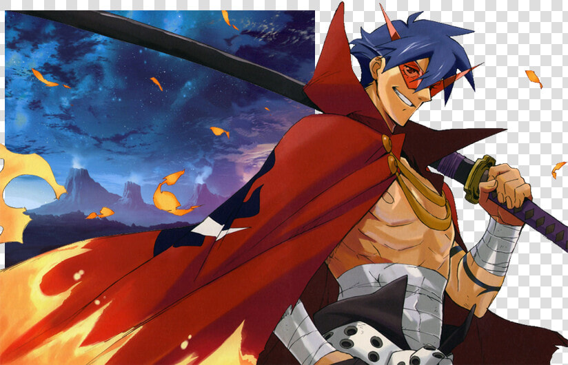 Tengen Toppa Gurren Lagann 3   Png Download   Gurren Lagann Kamina  Transparent PngTransparent PNG