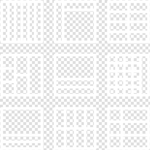 Layouts Outline Icon In Style Simple White   Monochrome  HD Png DownloadTransparent PNG