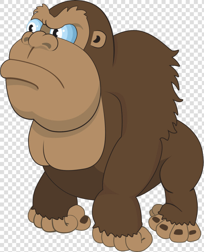 Clip Art Collection Of Free Gorilla   King Kong Cartoon Png  Transparent PngTransparent PNG