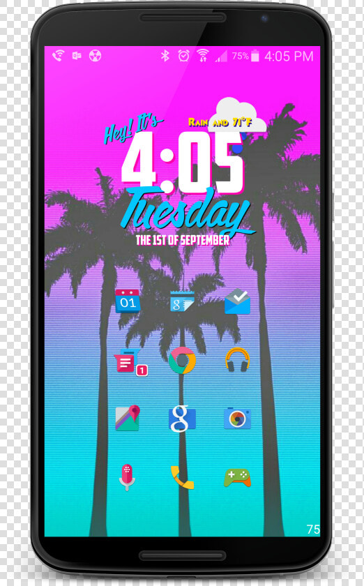 Miami Vice Android Theme  HD Png DownloadTransparent PNG