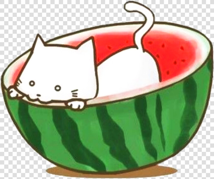 Sctropical Tropical Watermelon Sandia Kawaii Scwatermel   Dibujos De Sandia Kawaii  HD Png DownloadTransparent PNG