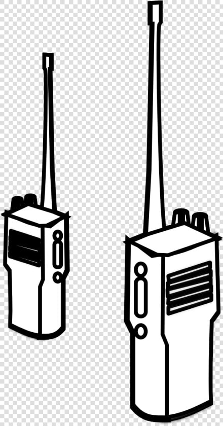 Smart Phone Clip Art   Walkie Talkie Black And White  HD Png DownloadTransparent PNG