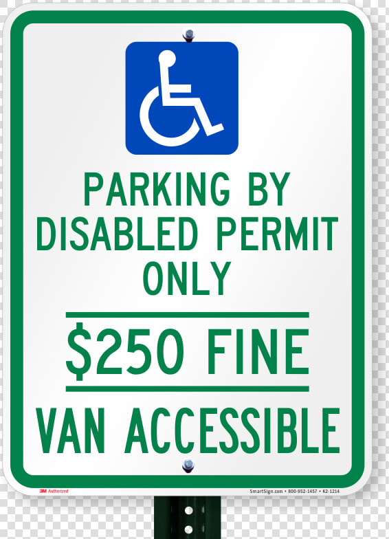 Florida Disabled Permit Parking  Van Accessible Signs   Sign  HD Png DownloadTransparent PNG