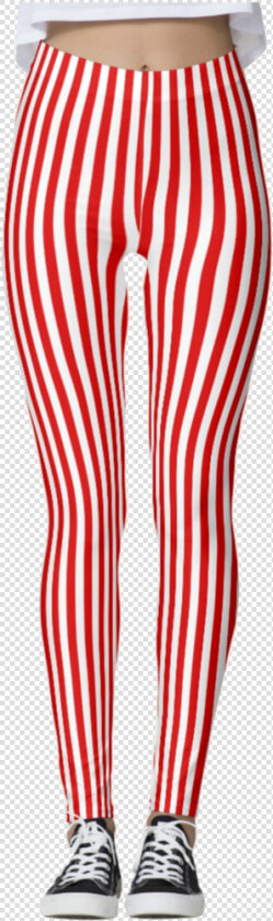 Red And White Stripes Tights  HD Png DownloadTransparent PNG