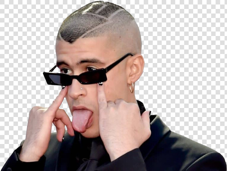 Singer Bad Bunny Free Png Image   Rosalia And Bad Bunny  Transparent PngTransparent PNG