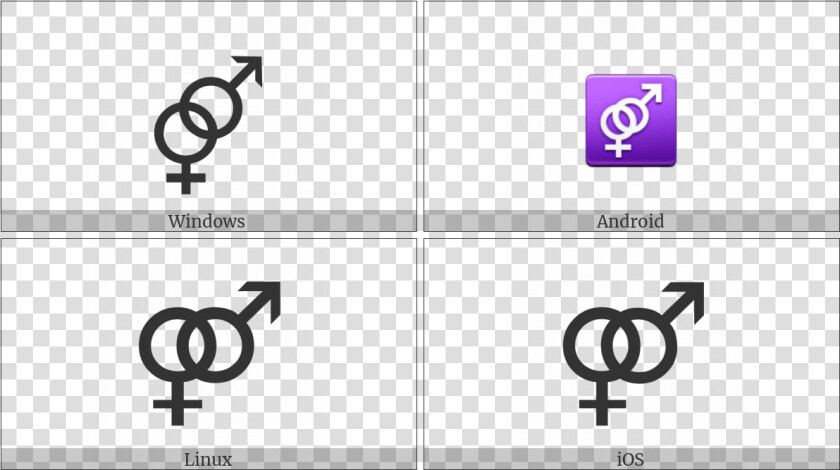 Interlocked Female And Male Sign On Various Operating   End Of Ayah Symbol  HD Png DownloadTransparent PNG