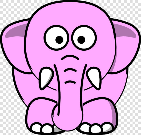 Pink Elephant Clip Art At Clker   Pink Elephant Clipart  HD Png DownloadTransparent PNG