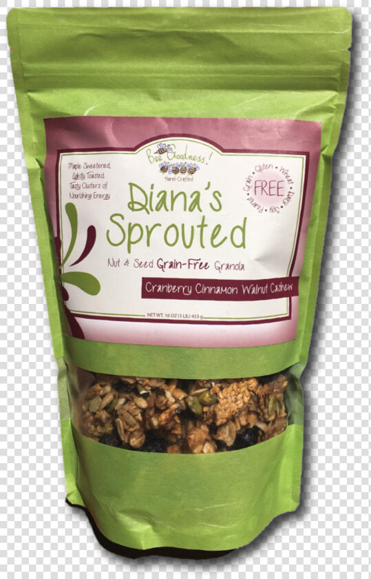 Buy Sprouted Cranberry Cinnamon Walnut Cashew Granola   Walnut  HD Png DownloadTransparent PNG