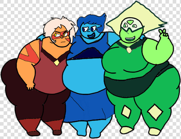  stevenuniverse  friends  lapis  peridot  jasper  fat   Steven Universe Fat Jasper  HD Png DownloadTransparent PNG