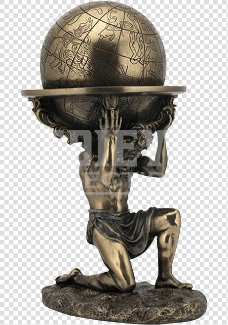 Clip Art Bronze Atlas Carrying Statue   God Carrying The World  HD Png DownloadTransparent PNG