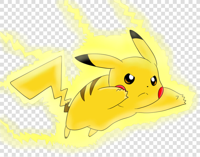 Thunderbolt Drawing Pikachu  HD Png DownloadTransparent PNG