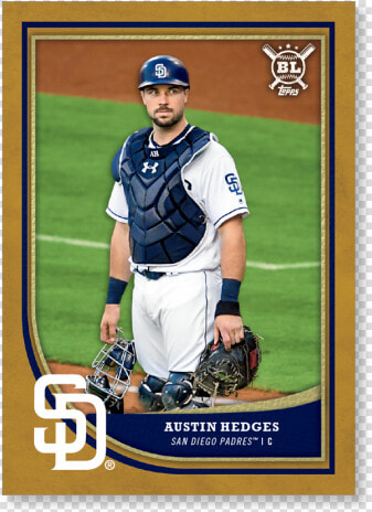 2018 Topps Big League Baseball Austin Hedges Base Poster   Baseball Positions  HD Png DownloadTransparent PNG