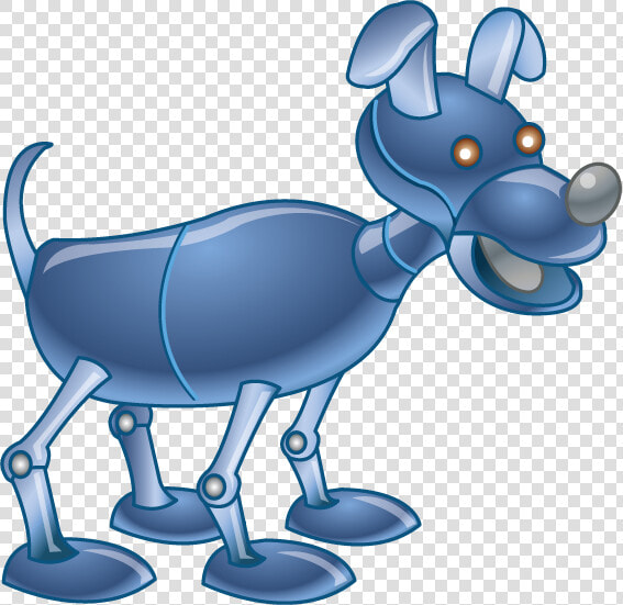 Robot Clipart Teal   Robot Dog Clip Art Free  HD Png DownloadTransparent PNG