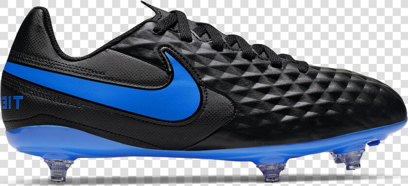 Nike Tiempo Legend 8 Club Black blue Hero   Nike Tiempo 8 Tf  HD Png DownloadTransparent PNG