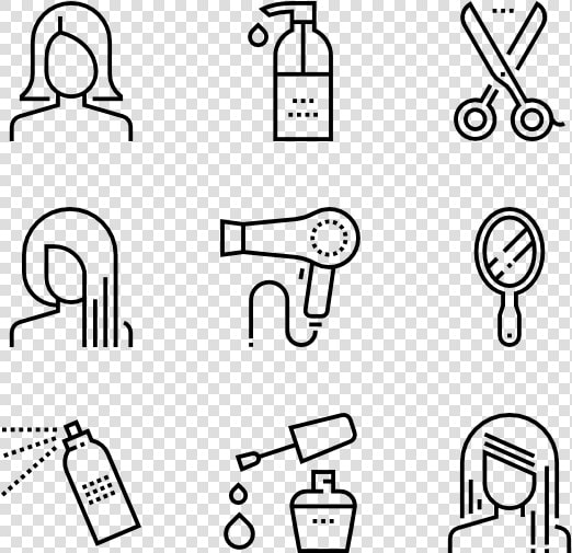 Hairdressing   Back To School Icons Png  Transparent PngTransparent PNG