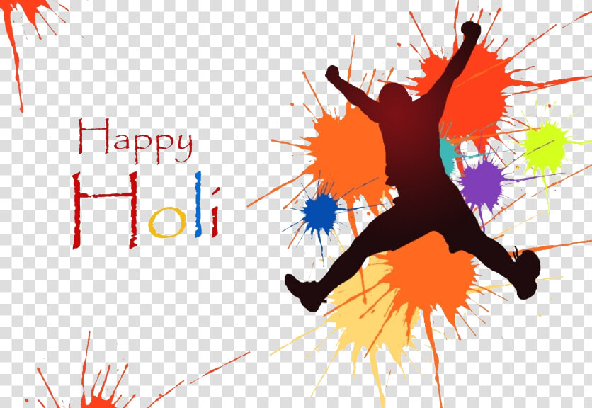 Transparent Holi Clipart   Colorful Happy Holi Png  Png DownloadTransparent PNG