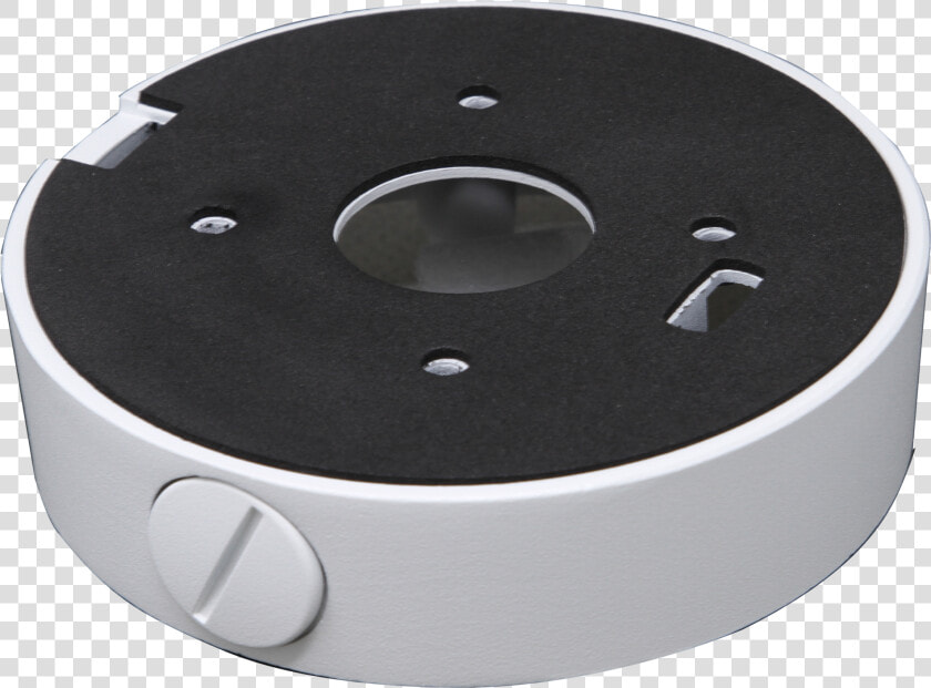 White Junction Box mounting Base For Hikvision Turret   Circle  HD Png DownloadTransparent PNG