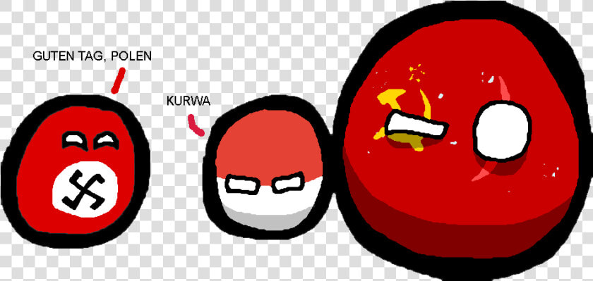 Polandball Wiki   Invasion Of Poland Countryballs  HD Png DownloadTransparent PNG