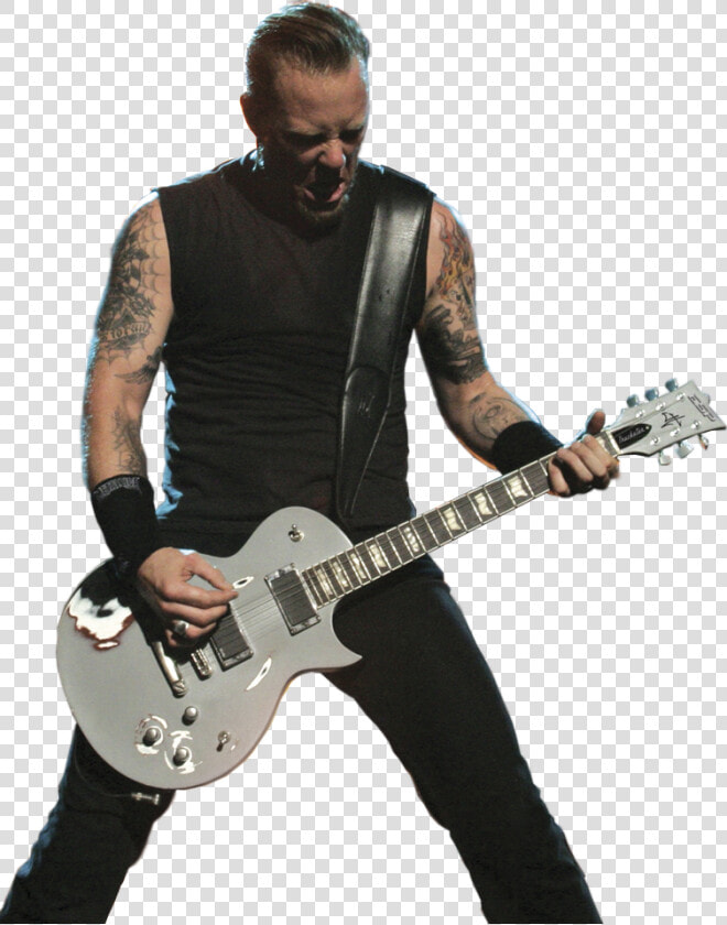 Bass Guitarist Guitar Bassist Metallica Electric Clipart   James Hetfield Pick Hand  HD Png DownloadTransparent PNG