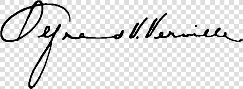 Signature Of Alfred Victor Verville From Draft Card   Victor Signature  HD Png DownloadTransparent PNG