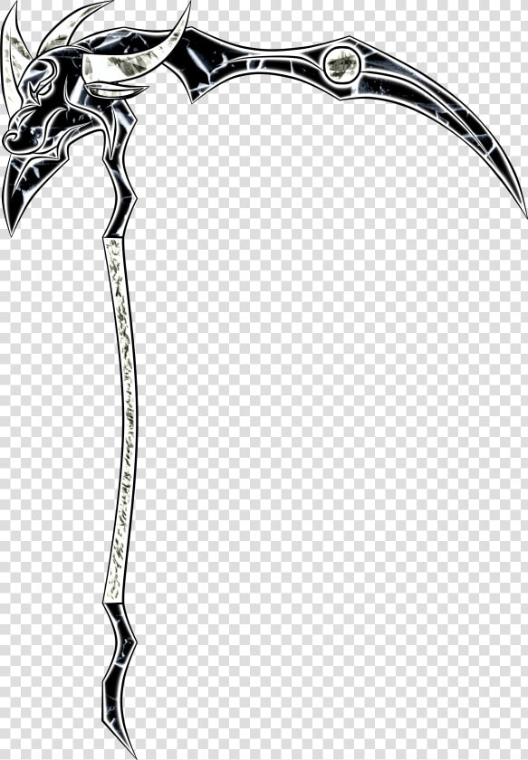 Scythe Weapon Art   Png Download   Scythe Drawing  Transparent PngTransparent PNG