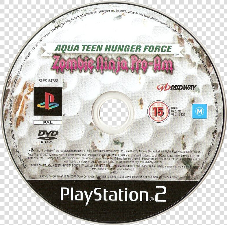 Aqua Teen Hunger Force Zombie Ninja Pro Am Ps2 Cover  HD Png DownloadTransparent PNG