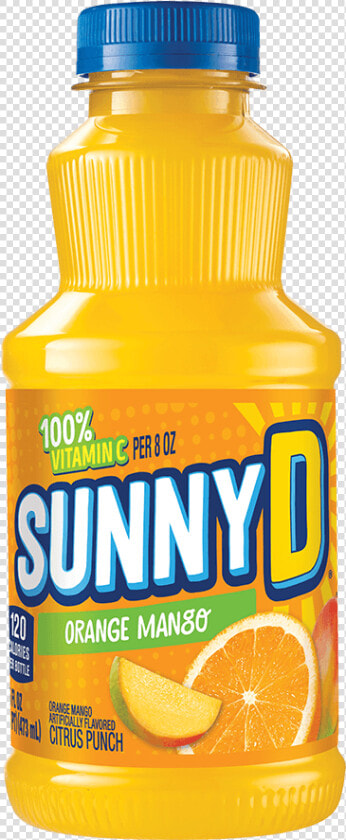 Sunnyd Orange Mango Bottle   Sunny D Drink Orange  HD Png DownloadTransparent PNG