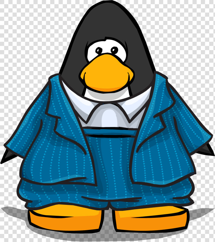 Blue Zoot Suit On Player Card   Club Penguin Black Belt  HD Png DownloadTransparent PNG