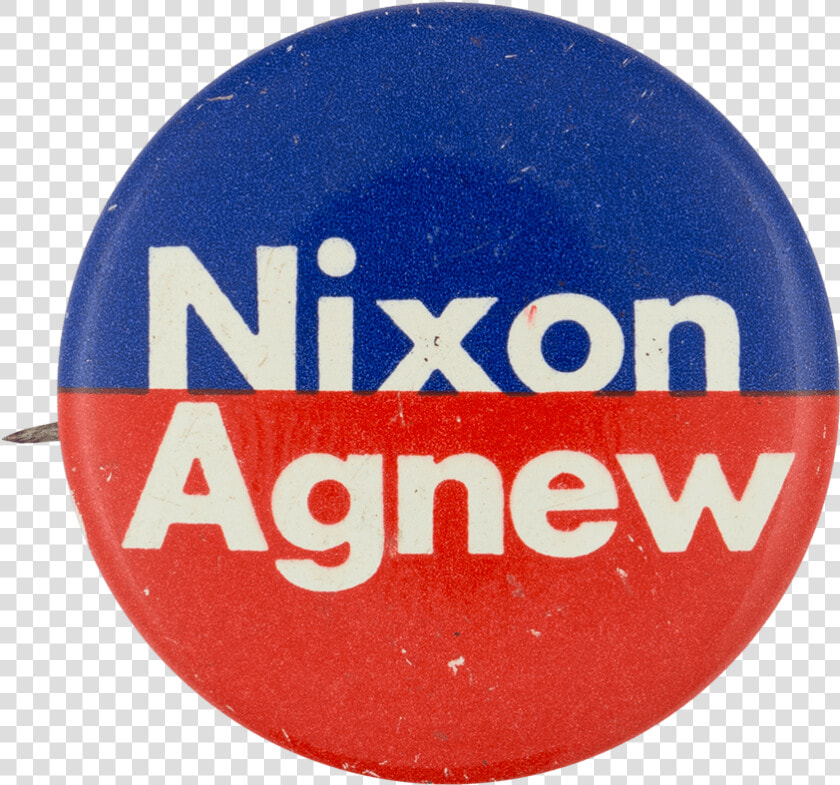 Nixon Agnew Blue Red Political Button Museum   Circle  HD Png DownloadTransparent PNG