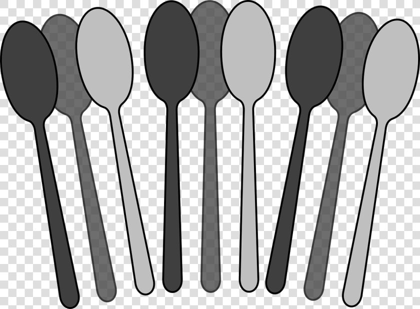 Spoon  Silverware  Flatwear  Utensils  Metal Spoons   Spoons Cartoon  HD Png DownloadTransparent PNG