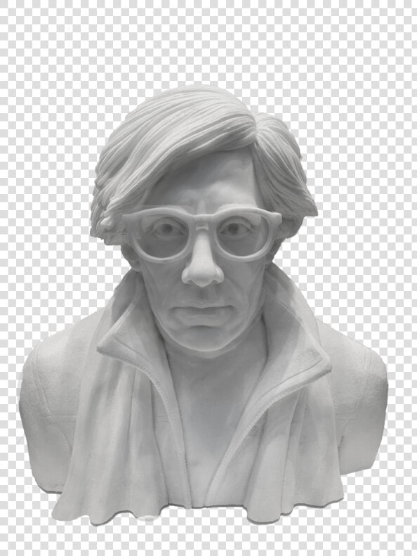 North American Sculpture Collective Andy Warhol Bust  HD Png DownloadTransparent PNG