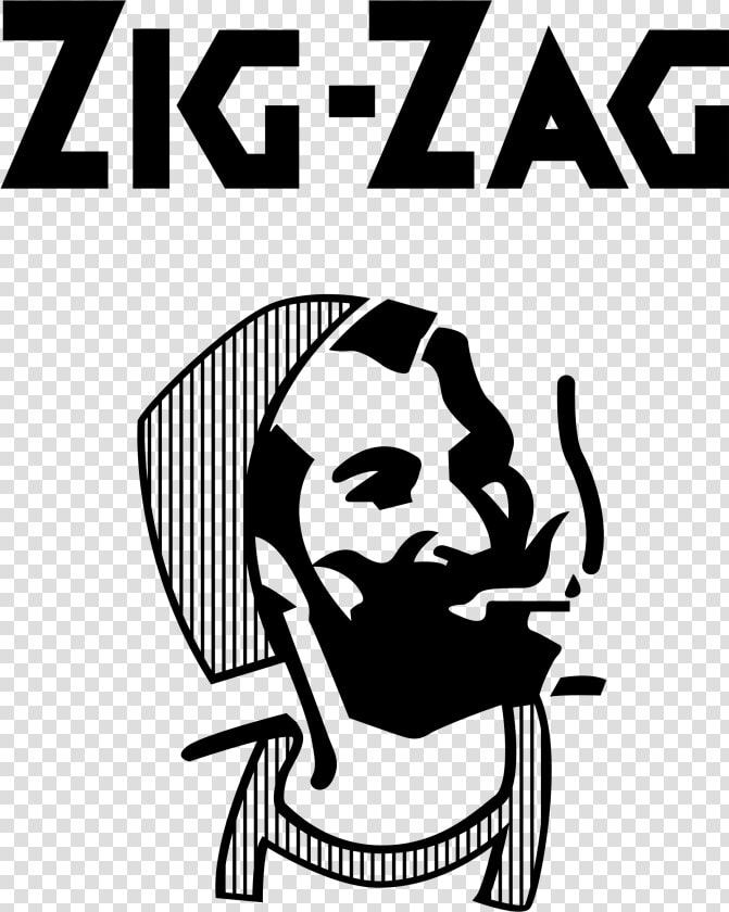 Zig Zag Logo Black And White   Zig Zag Logo Png  Transparent PngTransparent PNG