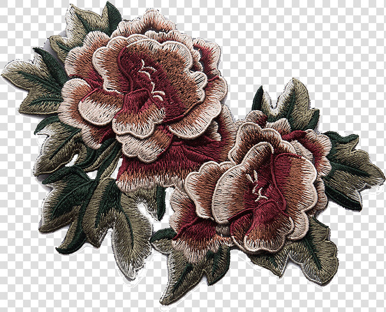 Transparent Flower Patch Png   Flowers Embroidery Png  Png DownloadTransparent PNG