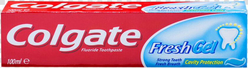 Colgate Tooth Paste Fresh Gel Cavity Protection 100   Colgate  HD Png DownloadTransparent PNG