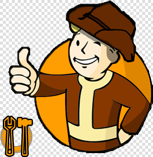 12 09 2013 Singleplayer Update   Vault Boy Fallout Logo  HD Png DownloadTransparent PNG