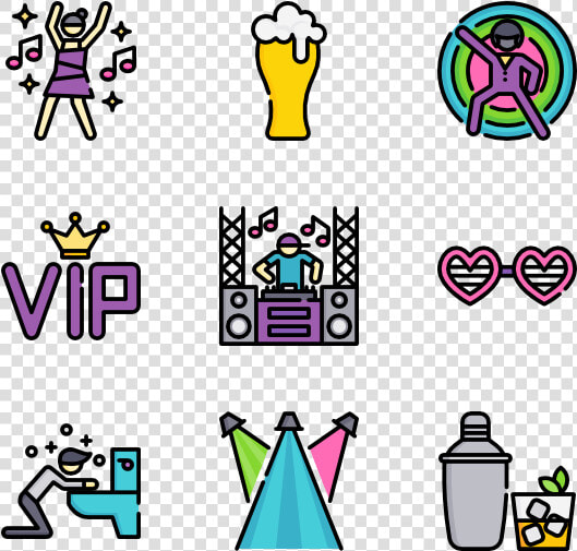 Party Icon Packs   Disco Icons  HD Png DownloadTransparent PNG