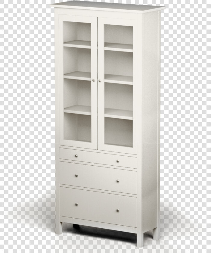 Glass Door Cabinet With Four Drawers3d View Class   Hutch  HD Png DownloadTransparent PNG