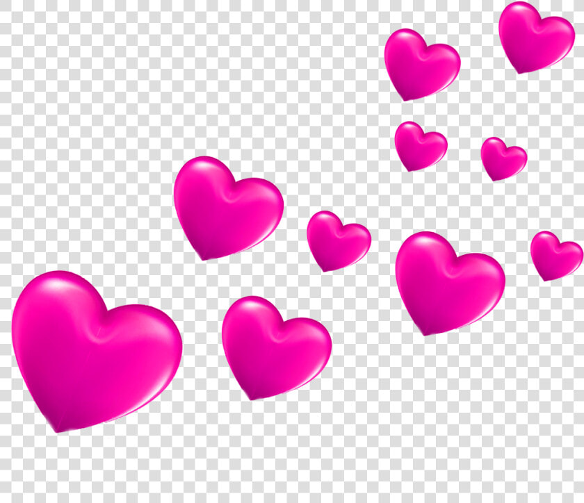  love  hearts  heart  pink pinkheart  freetoedit   Transparent Background Cartoon Hearts  HD Png DownloadTransparent PNG