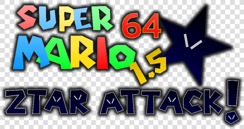 Super Mario 64 Hacks Wiki   Super Mario 64 1 5 Ztar Attack  HD Png DownloadTransparent PNG