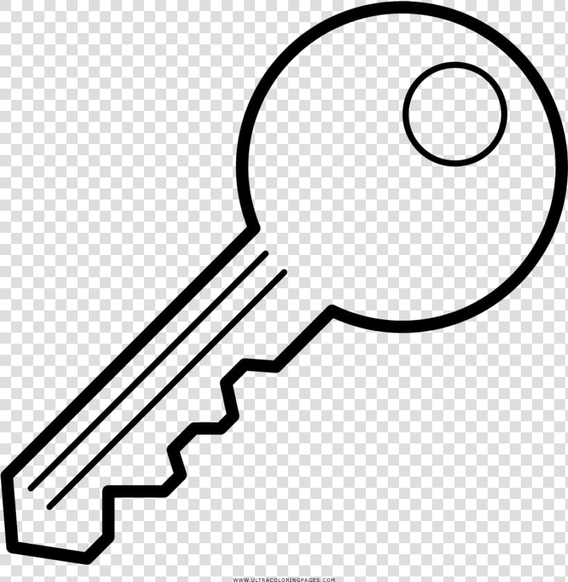 Key Coloring Page   Dibujos Para Colorear Llave  HD Png DownloadTransparent PNG