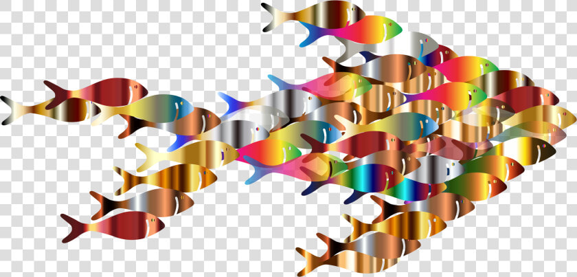 Chromatic Colorful Fish Fractal Icons Png   Fractal Fishes  Transparent PngTransparent PNG