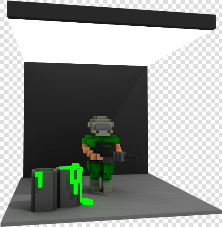  doom Guy For  voxeldailies  voxel  voxelart  voxeldailiespic   Doom Guy Voxel Art  HD Png DownloadTransparent PNG