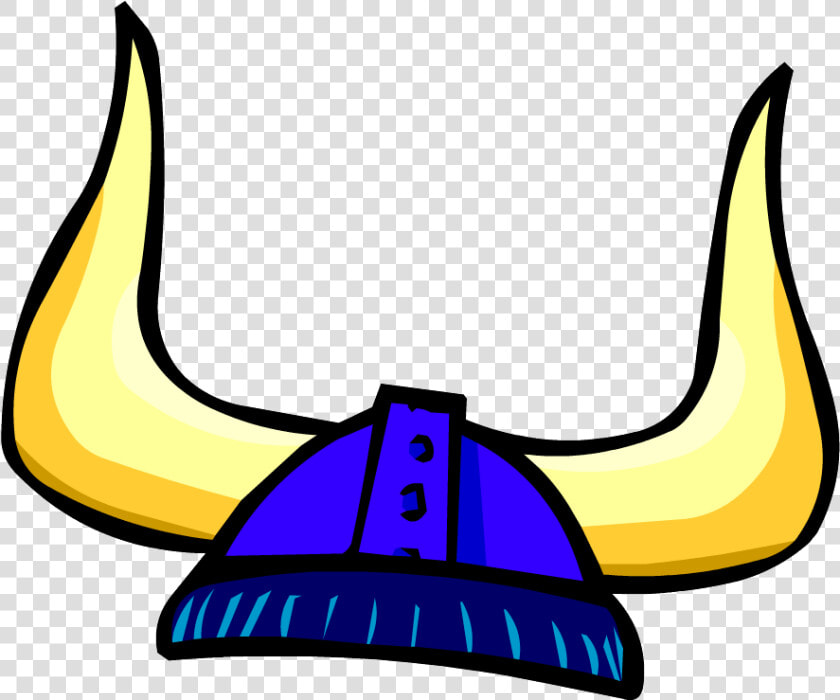 Viking Clip Silly Hat   Club Penguin Blue Viking Helmet  HD Png DownloadTransparent PNG