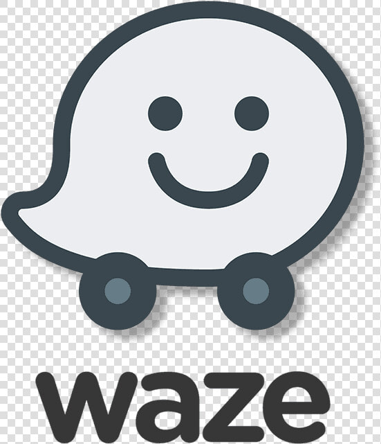 Waze Logo Black And White  HD Png DownloadTransparent PNG