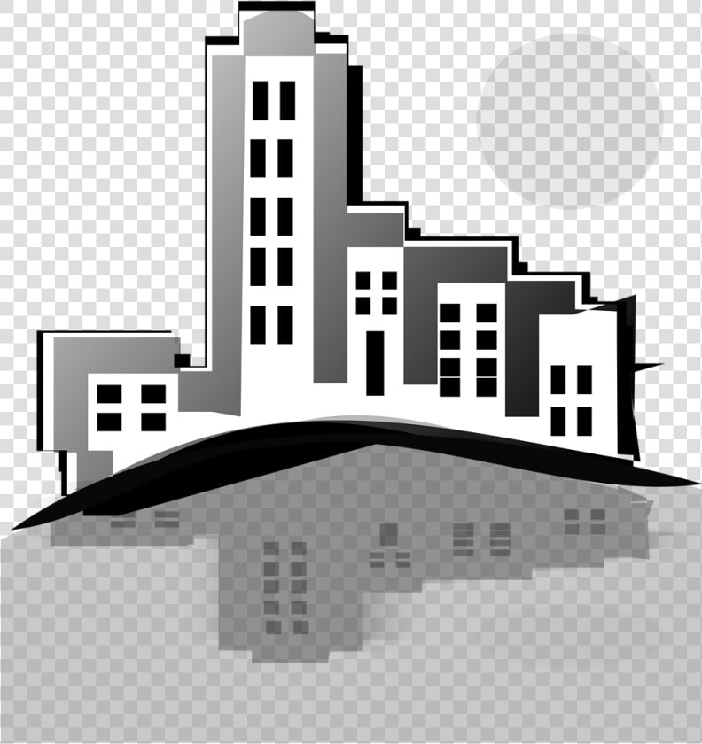 Buildings Free Stock Photo   Building Background Png Black And White  Transparent PngTransparent PNG