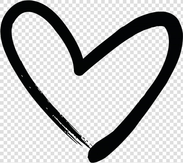 Hand Drawn Heart   Drawn Heart Transparent Pngs  Png DownloadTransparent PNG