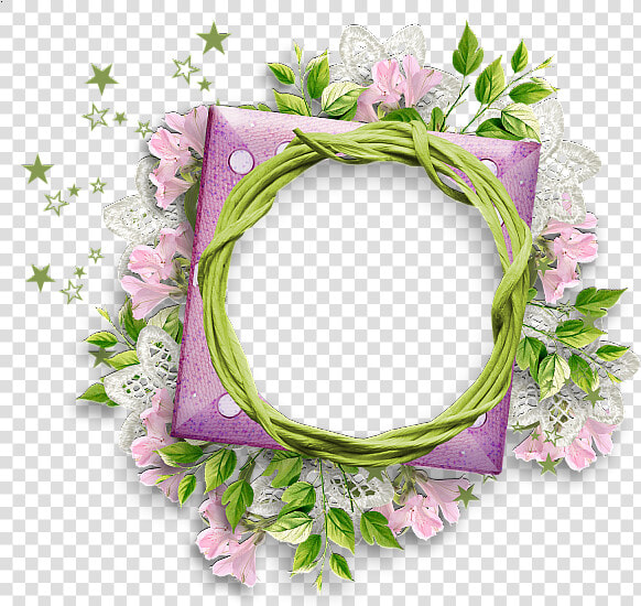 Round Floral Png   Round Frame With Flowers  Transparent PngTransparent PNG