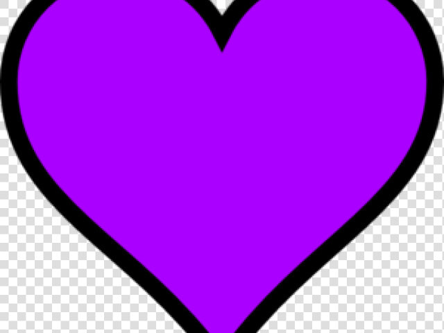 Hearts Clipart Purple   Purple Heart Sketch Png  Transparent PngTransparent PNG