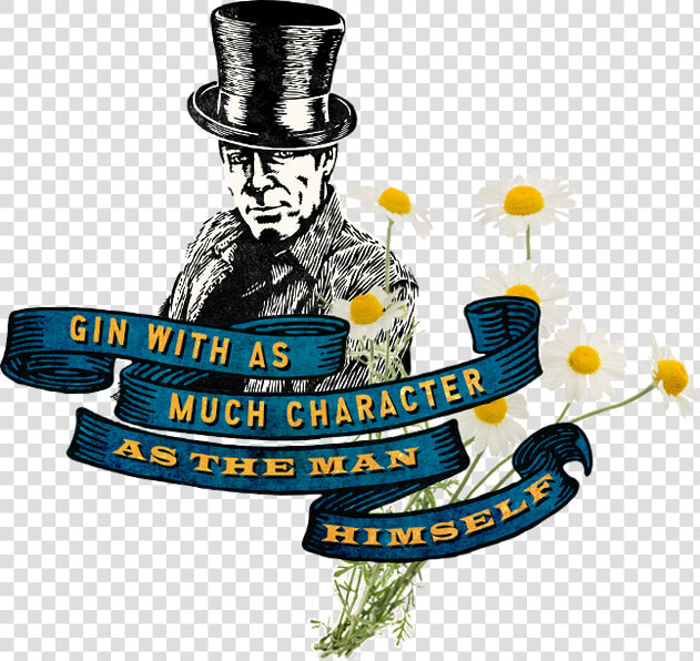 Blue Ribbon Banner And Daisy Flowers With The Words    Sonoma Graton Gin  HD Png DownloadTransparent PNG